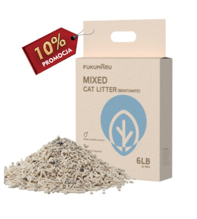 FUKUMARU Mixed Cat Litter (White tea)  2.7 kg/6 LB