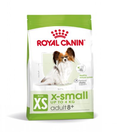 ROYAL CANIN® X-Small Adult 8+ karma sucha dla psów dojrzałych powyżej 8 roku życia ras miniaturowych do 4 kg